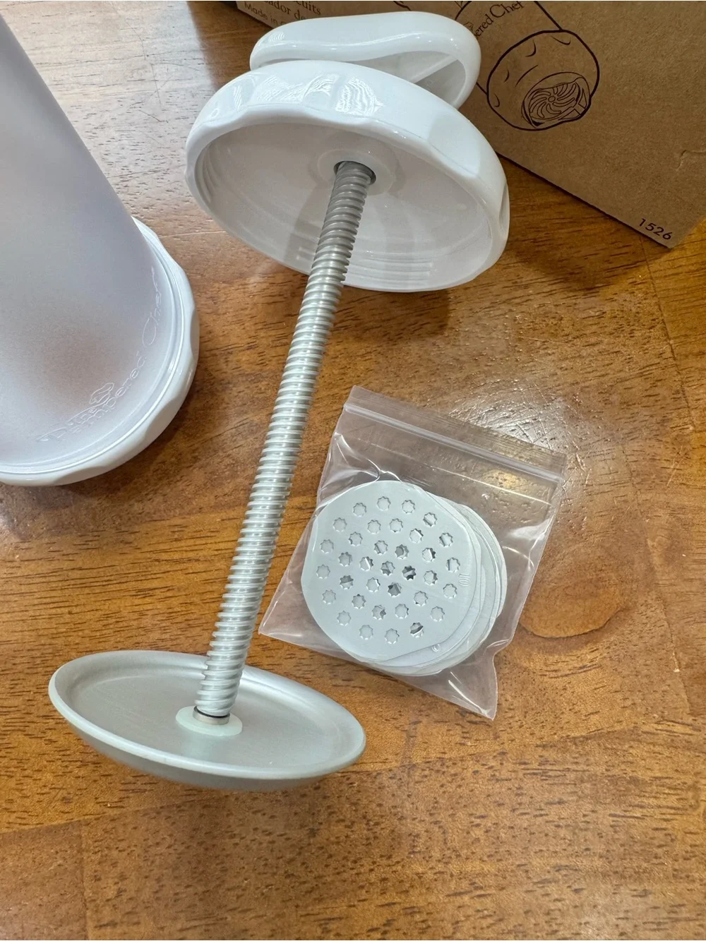 Pampered Chef Cookie Press New Open Box
